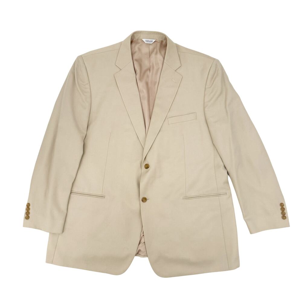Joseph & Feiss International beige Sport Coat men's 50 Long blazer suit jacket